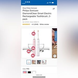 NEW IN BOX Philips Sonicare DiamondClean Smart Electric Rechargeable Toothbrush